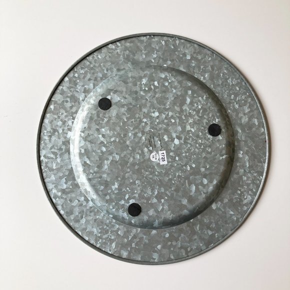 POTTERY BARN Rustic Charger Plate/Decorative Tray/Candle Holder - Picture 5 of 6